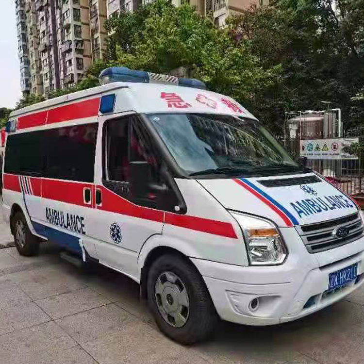 陇县长途救护车护送病人返乡